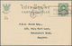 Thailand - Ganzsachen: 1942 Postal Stationery Card 2 On 3s. Green, Addressed Locally To F.M.S. Stern - Thaïlande