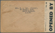 Thailand - Besonderheiten: 1942. Prisoner Of War Envelope Written From London With Censor Label Addr - Thailand