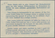 Thailand - Besonderheiten: 1947 (ca.), IRC International Reply Coupon: 2.50 Baht/25 Sat., Used, Vert - Thailand
