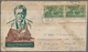 Tibet: 1941-47 2t. Carmine-red Horizontal Pair Tied By Gyantse Double-ring D/s To Reverse Of Illustr - Autres - Asie