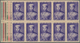 Vietnam-Süd (1951-1975): 1954, Prince Bao Long Complete Set Of Seven 40c. To 100p. In Blocks/10, Min - Viêt-Nam