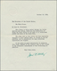 Thematik: Antarktis / Antarctic: 1934, USA. Embossed Official Letter And Cover Of "The Postmaster Ge - Sonstige & Ohne Zuordnung