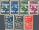 Thematik: Flugzeuge, Luftfahrt / Airoplanes, Aviation: 1939, SPAIN: UNISSUED Airmail Stamps With Air - Flugzeuge