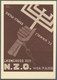 Thematik: Judaika / Judaism: 1935 (8. Bzw. 10.9.), Österreich, Zwei Sonderpostkarten Zum I. Kongress - Ohne Zuordnung