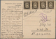 Thematik: Judaika / Judaism: 1938/1940, Three Cards All Writen In Hebrew Including Address Sent From - Ohne Zuordnung