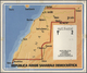 Thematik: Landkarten / Maps: 1990 (ca.), WEST SAHARA: Stamp (native Man) And Miniature Sheet (map Of - Géographie