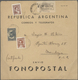 Thematik: Musik / Music: 1938 Appr., Registerred Envelope Inscripted "FONOPOSTAL" Containing A Disc - Musique