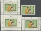 Thematik: Musik / Music: 1962, Guinea. Lot Containing 1 Artist's Drawing And 4 Perforated, Stamp-siz - Musik