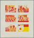 Thematik: Pfadfinder / Boy Scouts: 1969, SCOUTS IN GUINEA - 8 Items; Progressive Plate Proofs For Th - Autres & Non Classés