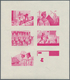 Delcampe - Thematik: Pfadfinder / Boy Scouts: 1969, SCOUTS IN GUINEA - 8 Items; Progressive Plate Proofs For Th - Sonstige & Ohne Zuordnung