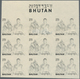 Delcampe - Thematik: Religion / Religion: 1965, Bhutan. Progressive Proof (10 Phases) In Top Margin Blocks Of 9 - Autres & Non Classés