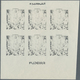 Thematik: Religion / Religion: 1970, Fujeira. Progressive Proof (7 Phases) In Miniature Sheets Of 6 - Sonstige & Ohne Zuordnung