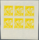 Delcampe - Thematik: Religion / Religion: 1970, Fujeira. Progressive Proof (7 Phases) In Miniature Sheets Of 6 - Autres & Non Classés