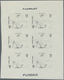 Delcampe - Thematik: Religion / Religion: 1970, Fujeira. Progressive Proof (7 Phases) In Miniature Sheets Of 6 - Autres & Non Classés