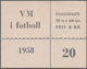 Delcampe - Thematik: Sport-Fußball / Sport-soccer, Football: 1958/1970, Lot Containing 1 CSR Stamp "60h Soccer - Autres & Non Classés