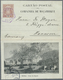 Thematik: Sport-Tennis / Sport-tennis: 1906, Mozambique. Letter Card 50r Showing Photo Illustration - Tennis