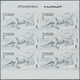 Thematik: Tiere-Dinosaurier / Animals-dinosaur: 1968, FUJEIRA: Prehistoric Animals 5r. Airmail Stamp - Vor- U. Frühgeschichte