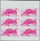 Thematik: Tiere-Dinosaurier / Animals-dinosaur: 1968, FUJEIRA: Prehistoric Animals 5r. Airmail Stamp - Préhistoriques