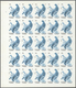 Delcampe - Thematik: Tiere-Vögel / Animals-birds: 1972. Sharjah. Progressive Proof (6 Phases) In Complete Sheet - Autres & Non Classés