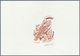Thematik: Tiere-Vögel / Animals-birds: 2000, Belgium. Epreuve D'artiste Signée In Sepia For The Stam - Autres & Non Classés