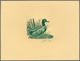 Thematik: Tiere-Wasservögel / Animals-water Birds: 1989, Belgium. Set Of 4 Epreuves D'artiste In Gre - Sonstige & Ohne Zuordnung