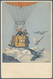 Thematik: Zeppelin / Zeppelin: 1909, Dt. Reich. Set Mit Beiden Privat-Postkarten 5 Pf Germania "I.L. - Zeppeline