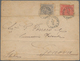 Ägypten: 1872 Third Issue (1st Printing) 20pa. Blue Along With 1pi. Rose On 1877 Cover From Cairo To - Autres & Non Classés