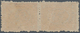 Ägypten: 1874 Third Issue (2nd "Bulâq" Printing) 1pi. Vermilion, Perf 12½, HORIZONTAL TÊTE-BÊCHE Pai - Autres & Non Classés