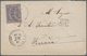 Ägypten: 1874 Third Issue (2nd "Bulâq" Printing) 2½pi. Violet, Perf 12½, Used On Small Cover From KA - Autres & Non Classés