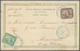 Ägypten: 1904, Picture Postcard (Remouleur Arabe) To Marseille Franked By 1902 1m. Brown And 2m. Gre - Autres & Non Classés