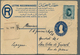 Ägypten - Ganzsachen: 1930 Postal Stationery Registered Envelope King Farouk 15c. Blue Uprated 1929 - Autres & Non Classés
