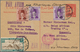 Ägypten - Ganzsachen: 1939, Stationry Card 13 M. Uprated 5 M., 10 M. (2), Airmail 20 M. Tied "ALEXAN - Sonstige & Ohne Zuordnung