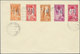 Äthiopien: 1942, 4 C - 20 C "Haile Selassie I." Definitive Set On FDC From ADDIS ABABA, 23.3.42, Tog - Ethiopie