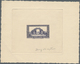 Algerien: 1936, 2fr. "Arc De Lambese", Epreuve D'artiste In Slate, With Signature. Maury 122 - Lettres & Documents