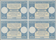 Algerien: 1950s (approx). International Reply Coupon 40 Francs (London Type) In An Unused Block Of 4 - Briefe U. Dokumente