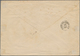 Argentinien: 1856, Stampless Envelope Marked "PARANA 24 JULI ENTRERIOS" And Blue Pictorial Bishop Ha - Autres & Non Classés