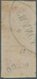 Argentinien: 1864 5c. Red-rose, Narrow "C", Vertical Pair, Used And Cancelled By Oval Handstamp "*/F - Autres & Non Classés