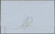 Argentinien: 1867, Rivadivia 5 C. Rose Carmine 7th Print, Imperforated, Tied Blue Oval "CONCORDIA" I - Autres & Non Classés
