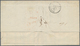 Argentinien: 1868, Stampless Entire Folded Letter With Blue Steamer Marking S. L. "SAVOIE" And Red F - Sonstige & Ohne Zuordnung