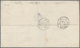 Argentinien: 1875, 5 C. Pair Tied "BUENOS AYRES ABR 27 1875" To Folded Envelope Endorsed "p. Gironde - Autres & Non Classés