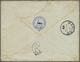 Victoria: 1892, QV 2 1/2d Tied Duplex "MELBOURNE DE 20 92" To Small Cover To MarlowEngland, Uprated - Lettres & Documents