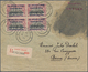 Belgisch-Kongo: 1916 Belgian Occupation Of German East Africa 40c. Black & Carmine Block Of Four, Us - Collections