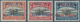 Bolivien: 1930, Zeppelin 10 C., 15 C. And 25 C. With Inverted Overprint, Unused, Fine, Signed - Bolivien