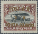 Bolivien: 1930, Zeppelin 1 B. With Inverted Metallic Glittering Overprint, Slight Cancelled, Fine, S - Bolivie
