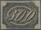 Brasilien: 1844, 300r. Black "inclinados", Fresh Colour, Close To Good Margins All Around, At Right - Neufs