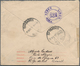 Brasilien - Ganzsachen: 1912, Stationery Reply Card 50 R./50 R. Red, Uprated With 50 R. Green Comple - Entiers Postaux