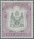 Britisch-Zentralafrika: 1897-1900 £1 Black & Dull Purple, Wmk Crown CC, Mint Lightly Hinged, Fresh A - Autres & Non Classés
