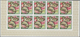 Burundi: 1968, Butterflies Complete Set Of 16 In IMPERFORATE Blocks Of Ten From Lower Margins, Mint - Sonstige & Ohne Zuordnung