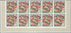 Delcampe - Burundi: 1968, Butterflies Complete Set Of 16 In IMPERFORATE Blocks Of Ten From Lower Margins, Mint - Sonstige & Ohne Zuordnung