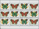 Burundi: 1984, Butterflies Complete Set Of 10 In Se-tenant Pairs In Blocks Of 12 (six Sets), Mint Ne - Other & Unclassified